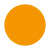 鸣固 彩色圆点标签 圆形颜色标贴分类标记贴 不干胶自粘标签贴 直径20mm 橙色3000贴