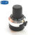 云野 旋钮帽子3590S 精密刻度旋钮 旋钮和转盘 22mm 3590S 电位器帽子 国产