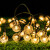 九州众合太阳能户外灯庭院灯家用照明草坪花园阳台院子防水氛围灯 灯串12米100灯-暖