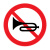 锦安行 JA-P002 反光交通安全标牌（禁止鸣喇叭）φ60cm 1.5mm厚铝板反光交通标志牌 交通指示牌