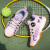 尚品途（SHANGPINTU）男女儿童羽毛球鞋专业比赛透气网球鞋贴地羽毛球鞋儿童男网球鞋 黑红 29