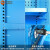 科瑞尼 重型工具柜铁皮柜车间工具柜多功能双开门工厂储物柜零件柜 JZKF40000蓝4层板【单柜】