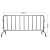 乙企 不锈钢铁马 市政护栏 排队隔离栏道路临时围栏活动可移动隔断黑黄 2000*1000（外管38内管22管厚1.0）