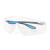 霍尼韦尔 Honeywell S300A系列  300110 蓝架防护眼镜 防雾防刮擦骑行眼镜 防冲击飞溅物实验眼镜