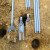 洛阳铲打洞取土挖土神器正宗锰钢铲头多功能挖坑考古勘探打桩工具 1m加长杆