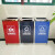 简厚 分类不锈钢垃圾桶垃圾箱果壳箱户外室外大号垃圾桶镀锌板灭烟垃圾桶 HY20-3106可回收/有害/其他垃圾