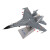 Jinwey歼11B战斗机模型 1:48灰色涂装  训练模型 退伍纪念品