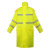 长款时尚荧光黄反光雨衣 成人连体雨衣 户外交通执勤反光雨衣雨披 多色可选  XXXL