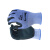 登升509防护手套磨砂涂层耐磨防滑乳胶浸胶劳保手套 5双/袋 蓝色 
