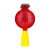 AK 太阳能路锥灯 LED道路交通警示信号灯施工路障闪光灯 光控红色