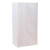 稳斯坦 W7048 (50只)加厚白色牛皮纸袋 方底包装袋外卖打包袋子 9*5.5*18(60克)