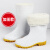 白色靴耐用高筒加棉靴雨鞋耐油耐酸工厂厨房保暖雨靴EVA胶鞋 30cm左右:白色(牛筋底-加棉款 45