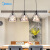 美的 Midea 吊灯美式工业风餐厅吧台现代简约个性创意灯具三头饭厅灯饰