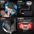 洛港 感应标准版 白红双光 灰 LED头灯强光充电感应超轻头戴式手电筒超亮夜钓捕鱼专用灯