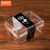 京洲实邦 三明治包装盒打包盒一次性商用 盒+手工烘焙贴纸 50套