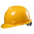 开元 玻璃钢安全帽 V型建筑工程工地电力施工领导监理安全头盔 HSKY-V 黄色 按压式