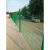 桃形立柱护栏监狱机场围栏铁丝网小区学校绿化带防护栏三角折弯 4.5mm 1.5*3米/带立柱