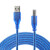 USB2.0打印机数据线高速方口连接转接线 A公对B公 带屏蔽磁环 5M