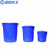 蓝鲸环卫【白色50L】大号加厚垃圾塑胶桶LJHW-N0027