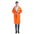 有豫 环卫双层雨衣 长款连体全身劳保户外反光雨衣 PVC成人男雨衣  环卫双层长风衣   单位：件  3XL