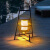 太阳能台灯太阳能手提灯风灯草坪灯led家用可移动台灯氛围防水户a 铜色（彩光太阳能)