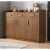 宜家 （e-hom）柜子家用置物餐厅实木色现代简约储物柜厨房收纳柜 带围栏63cm樱桃木色