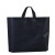 稳斯坦 WST1014 塑料包装袋（10个）商务礼袋 服装购物袋PE手提袋 磨砂黑 35*25+8
