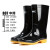 回力 雨鞋防护塑胶雨鞋807高筒中筒防水防滑耐磨水靴 黑色-中筒 41