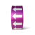 清波 管道标识反光膜 流向导向指示标签 不干胶贴（紫色 10cm*20m）