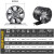 卫生间吸力排气扇厨房通风换气扇大租房排风扇油烟抽风机圆形 直筒4寸100mm白色