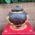 雨墨苍情普洱茶小茶罐民族布艺茶叶罐礼盒装立体茶雕摆饰居家装饰礼品茶 金线罐 大号（约1500克）