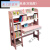 宋工匠实木书桌书架一体桌学生写字桌家用办公台式电脑桌卧室学习桌 粉色单桌 YAYJ602 95x50x130cm