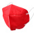 蓝冠KN95内置独立包装防尘雾霾透气 5层双熔喷男女时尚口罩 红色独立40片