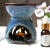 熏醋器 美容院sp炉蜡烛灯陶瓷按摩精油加热器大容量美容院可 双层 黑炉单炉