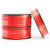伊莱科气动软管耐油耐压PU气管空压机适用机械制造自动化设备用软管 红色16*12mm/100M 整卷 ET700219