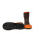 安全牌 ZX040 绝缘靴 40kv高压电工电力防触电半筒雨靴 橙棕色 41码