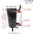 高效罐换热器壳管式冷凝器蒸发器储液罐空调热泵空气能热交换器 2匹高效罐带储液 矮款