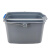 海斯迪克 gnjz-1273 多功能清洁桶双格 加厚手提塑料洗拖把桶 长方形洗车桶水桶