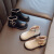 SKONWAT女童马丁靴秋冬2023年新款儿童靴子小女孩洋气黑色短靴女宝宝棉靴 XHXL-C329米色(加绒) 24码/内长约15.0厘米