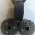 混凝土搅拌机配件胶轮脚轮摩擦轮滚轮砂浆水泥罐小型滚筒搅拌机轮 (橡胶)直径150内径34键12