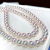 世纪约定海水母贝壳珍珠项链时尚气质正圆珍珠送女朋友送妈妈礼物 贝珠项链  紫色 单款 6mm 长度45cm