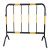 亿箬 铁马护栏隔离栏 公路 道路 景区 临时施工 铁马围栏交通设施 黄黑色1*1.5m （10个装）