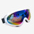七格匠 X400滑雪护目镜 摩托车防风眼镜 山地车骑行风镜眼镜 黑框灰片（不防雾） 