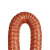 欧仓 耐高温红色硅胶排风抽烟通风管伸缩钢丝软管防火抽风管 内径450mm/4米(18英寸) 单位：卷