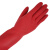 海斯迪克 乳胶手套 HK-782 红色 M码