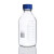 透明棕色蓝盖试剂瓶实验室丝口瓶螺口玻璃带刻度样品瓶定制 蓝盖方瓶1000ml