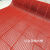 惠利得防滑垫浴室淋浴卫生间镂空透水PVC浴池游泳池走廊熟料垫任意剪 牛筋红色水晶 1.6米宽*1.8米长