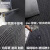 铸固 双条纹复合地垫 防滑吸水耐磨商场门厅多功能PVC底地垫 灰色160CM*180CM