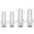 m5白色尼龙 膨胀管 膨胀螺栓 膨胀螺丝 膨胀钉 塑料膨胀管 膨胀栓标价为100个价格 M6*32
