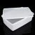 海斯迪克 带盖塑料密封收纳盒酒店商用大容量白色盒子 C1号（11L）
